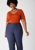 Pull On Mid Rise Capris