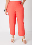 Pull On Mid Rise Capris