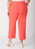 Pull On Mid Rise Capris