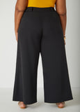 Pleated Wide Leg Trousers