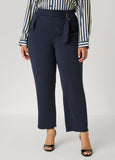 Belted Straight Leg Pants