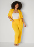 Pleated Wide Leg Pants