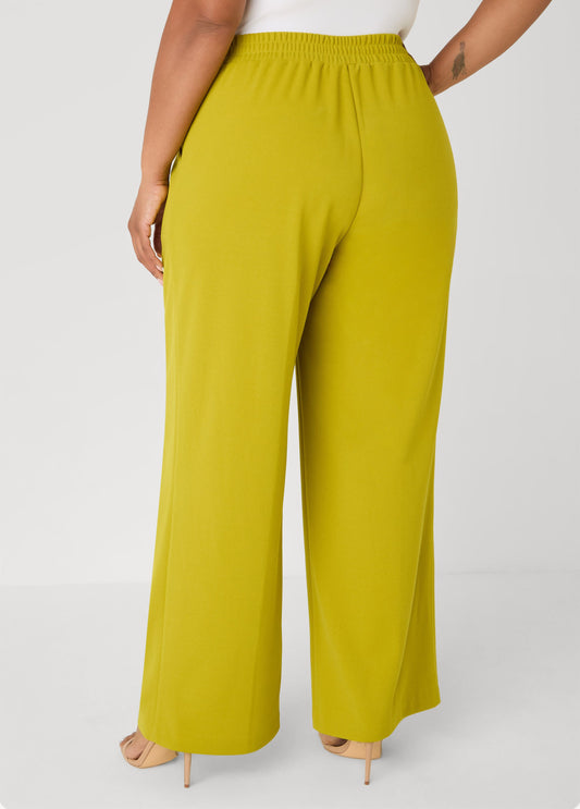 Pleated High Waist Pants
