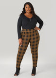 Mid Rise Buffalo Plaid Leggings