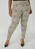 Mid Rise Plaid Leggings