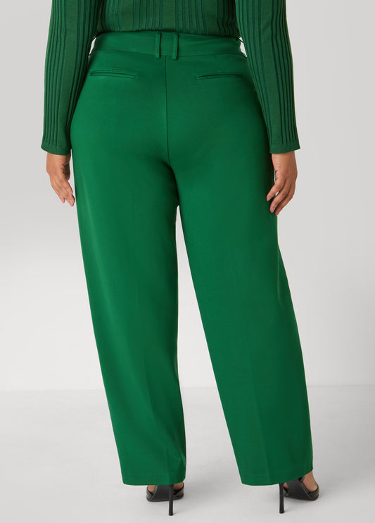 Straight Leg Ponte Trousers