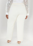 High Rise Straight Leg Trousers