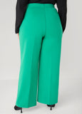 Pull On Ponte Wide Leg Pants
