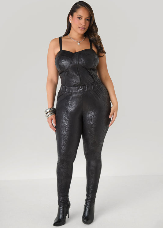 Lizard Print Leggings