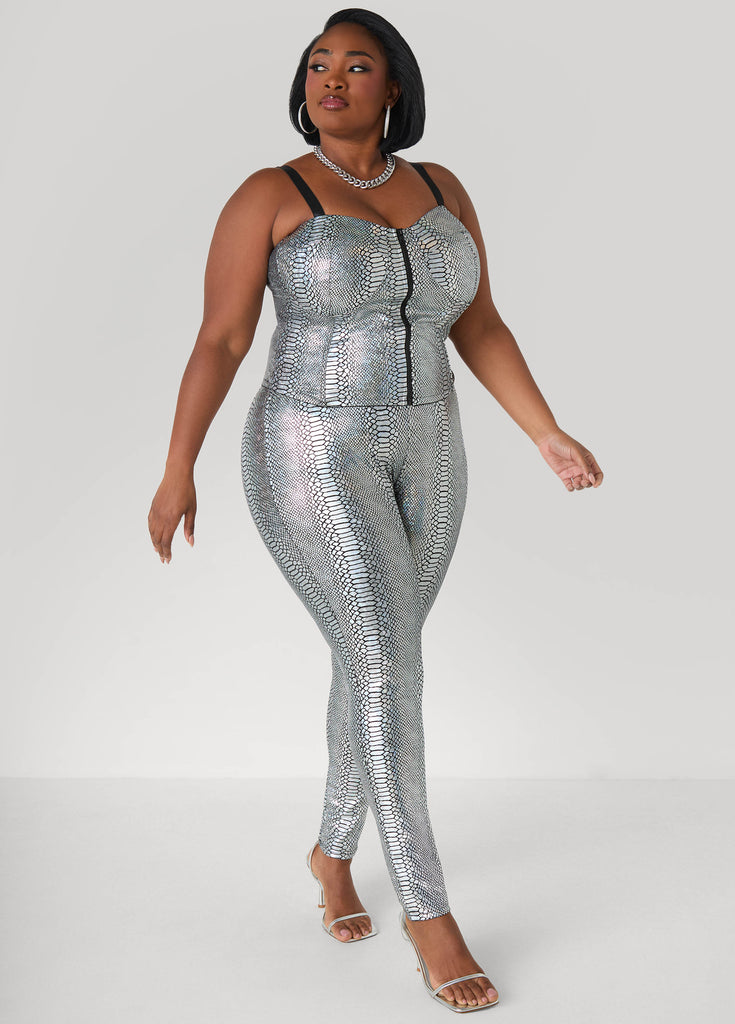 Lizard Print Leggings – Ashley Stewart