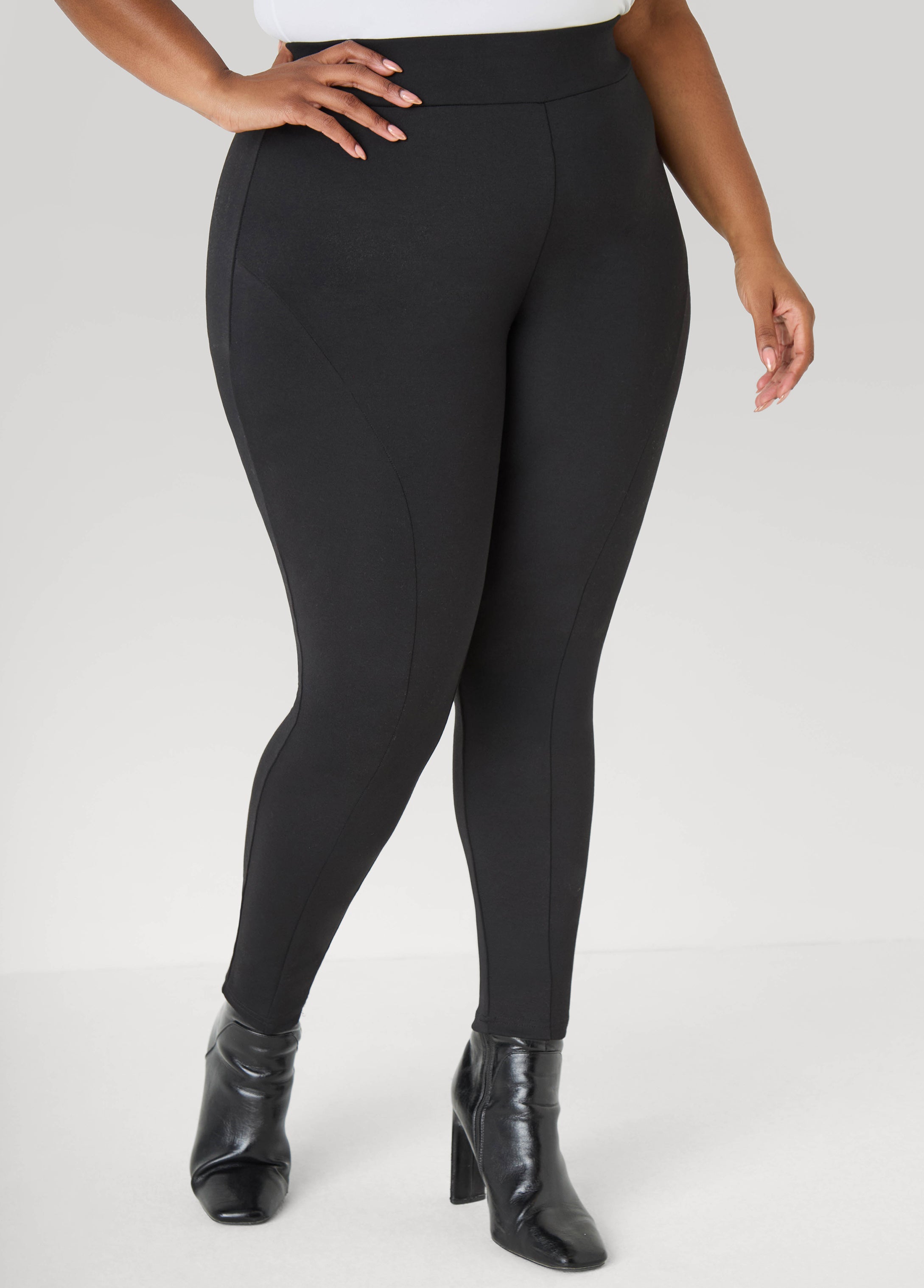 Seam Detailed Ponte Leggings
