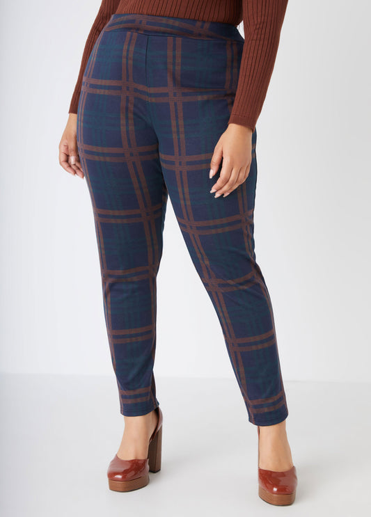 Plus Size Knit Legging Plus Size Work Pants Plus Size Plaid Leggings