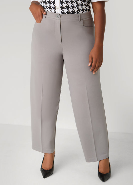 High Rise Ponte Trousers
