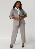High Rise Ponte Trousers