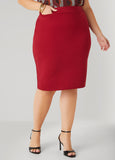 Slip On Pencil Skirt