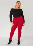 Pintucked Pull On Leggings