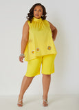 Millennium High Waist Bermuda Shorts