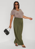 Striped Wide Leg Envelope Pants