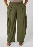Striped Wide Leg Envelope Pants