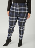 Pull On Plaid Leggings