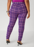 Pull On Plaid Leggings