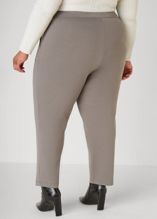 Patch Pocket Tapered Ankle Pants