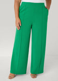 Piped Wide Leg Trousers