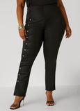 Snap Detailed Leggings