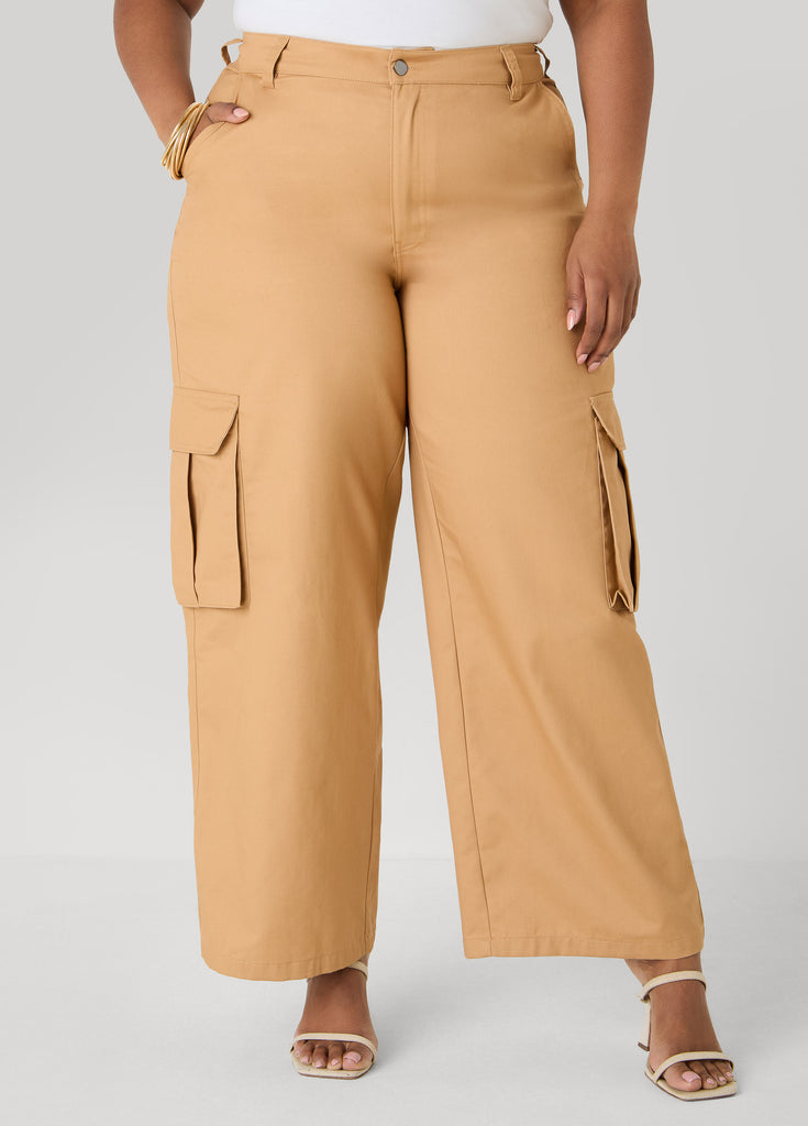 Cargo Wide Leg Pants – Ashley Stewart