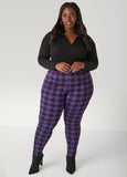 High Waist Houndstooth Leggings