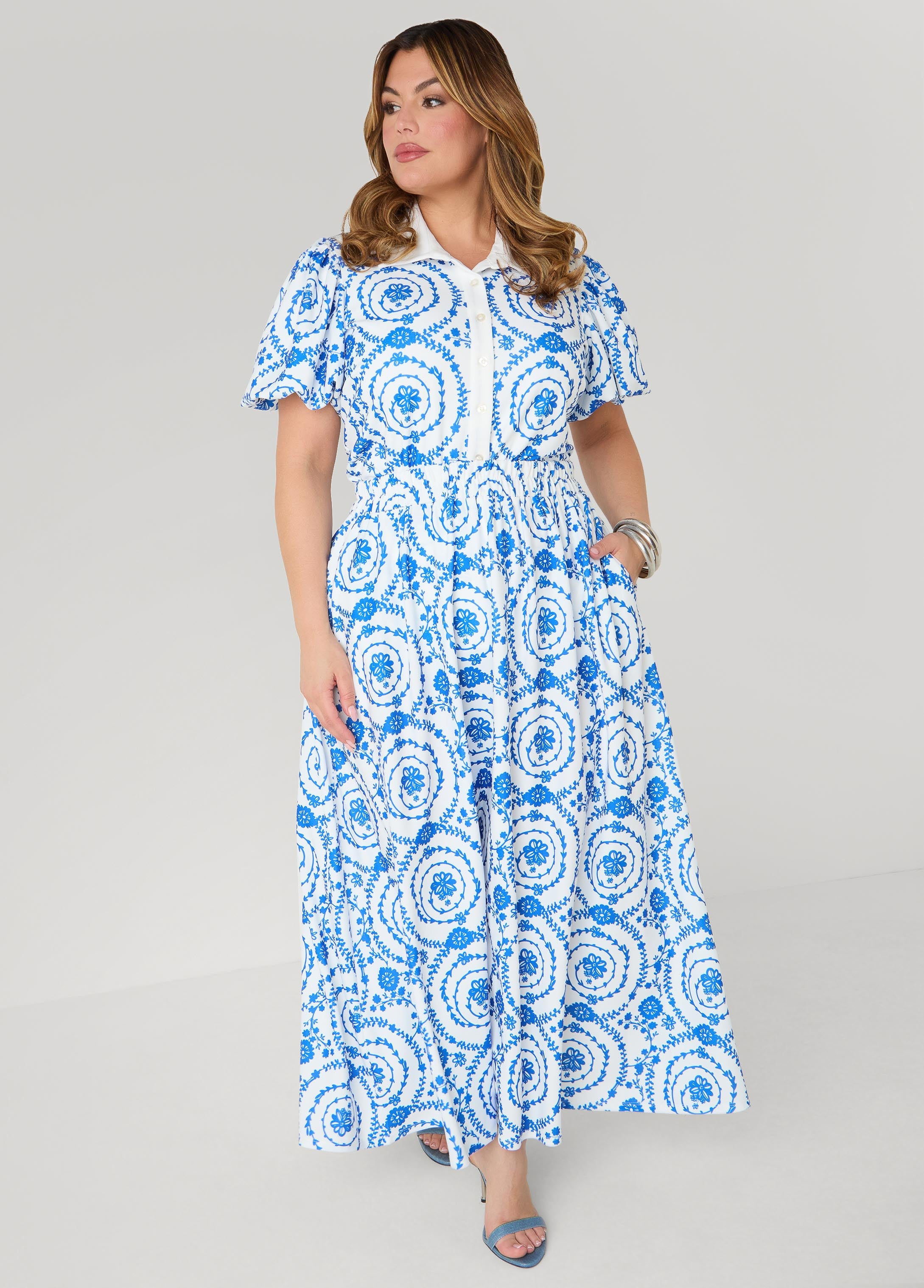 Floral Print Maxi Skirt