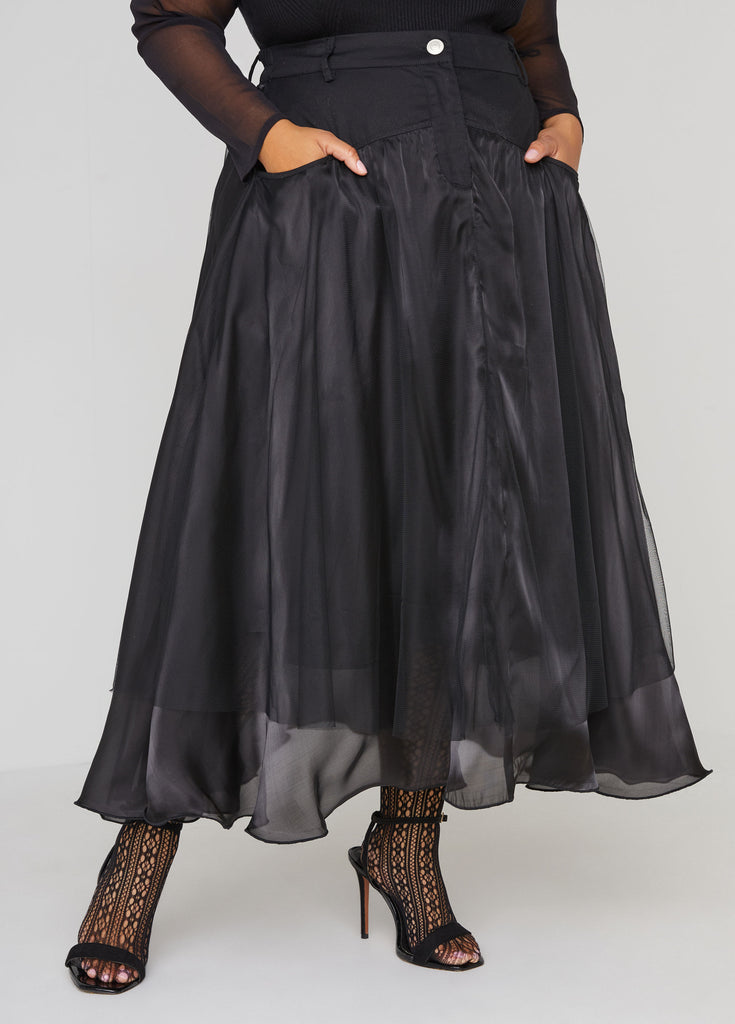 Plus Size Maxi Skirt Plus Size Mesh Maxi Skirt Plus Size