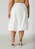 Cotton Midi Bubble Skirt