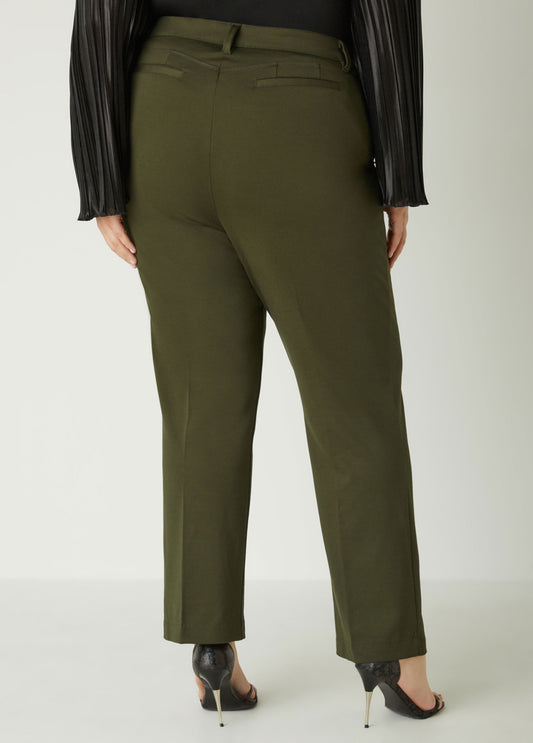 Ponte Straight Leg Pants