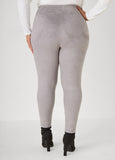 High Rise Faux Suede Leggings