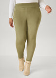 High Rise Faux Suede Leggings