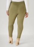 High Rise Faux Suede Leggings