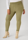 High Rise Faux Suede Leggings