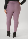High Rise Faux Suede Leggings