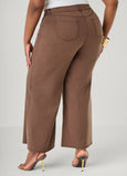 Chambray Wide Leg Pants