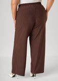 Pinstripe Wide Leg Pants