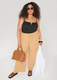 Plus Size Linen Pants Plus Size Everyday Linen Basic Trousers