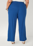 Drawstring Linen Blend Pants