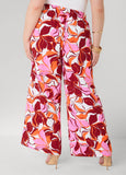 Floral High Waist Pants