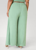 Tie Wrap Wide Leg Pants