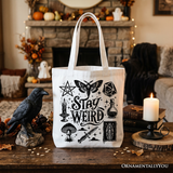 Stay Weird Canvas Tote Bag