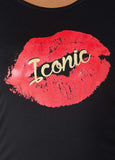 Iconic Glittered Graphic Tee