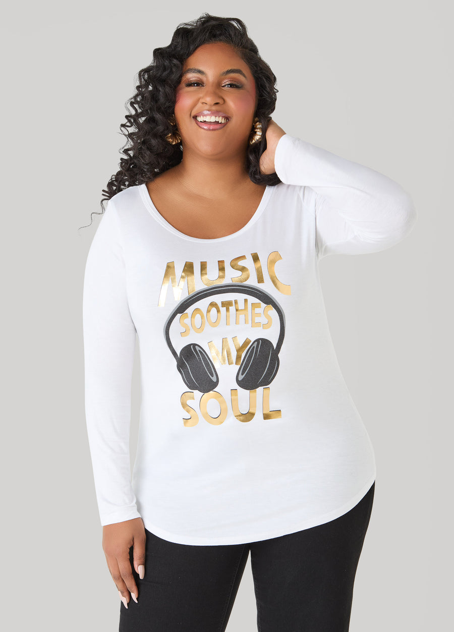 Music Soothes Graphic Tee