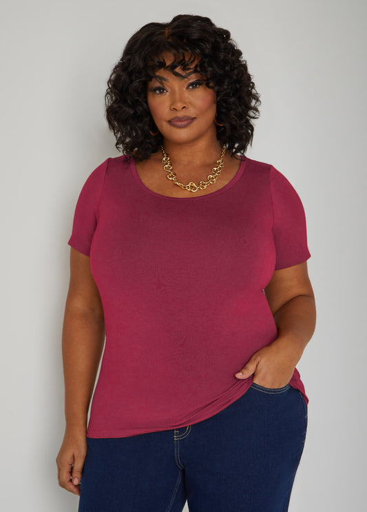 The Basic Scoop Neck Tee