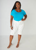 The Basic Scoop Neck Jersey Tee
